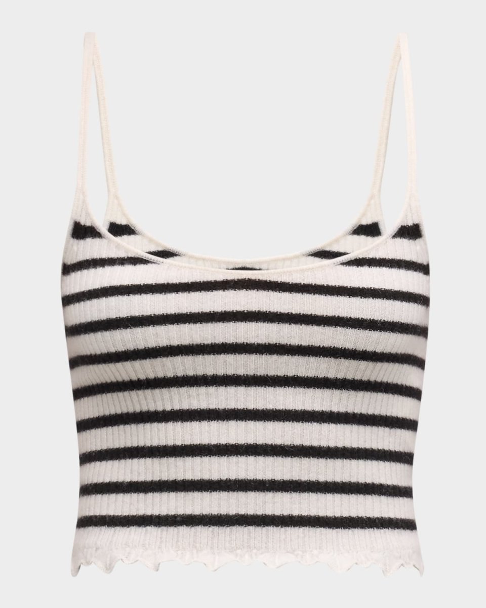 Klea Stripe Cropped Tank Top